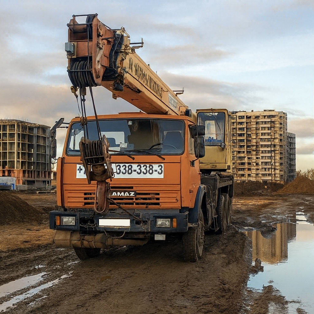 Автокран Ивановец 25 тонн